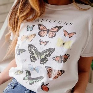 Urban Outfitters Butterfly Tee